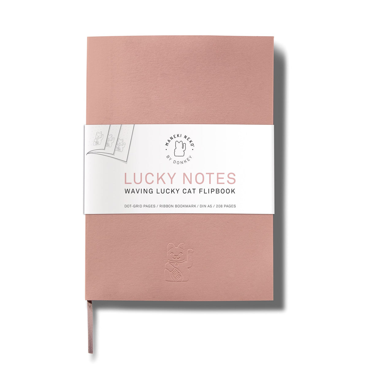 Notebook Chat Chanceux Rose
