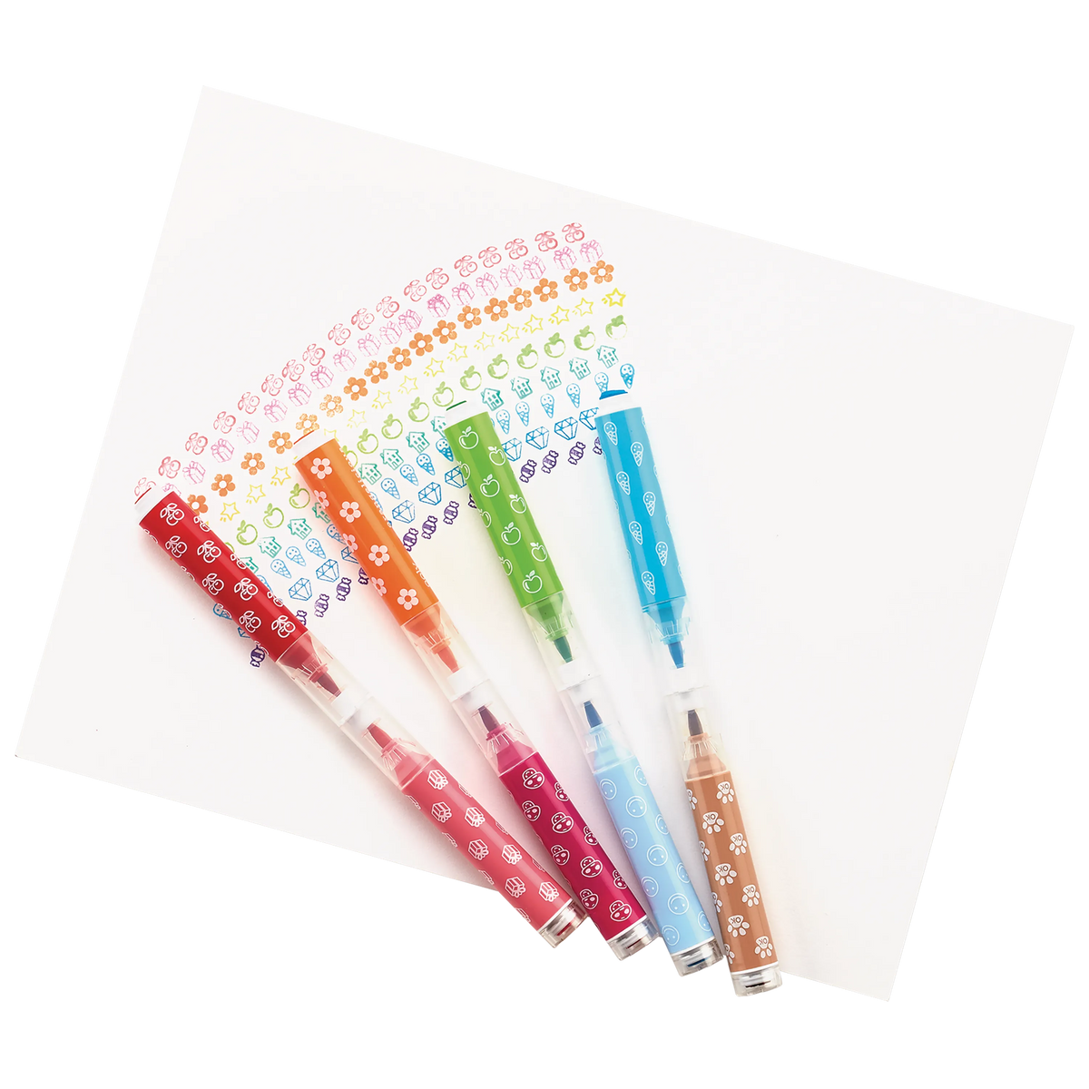 Stampables Double-Ended Stamp & Brush Markers – Set of 18