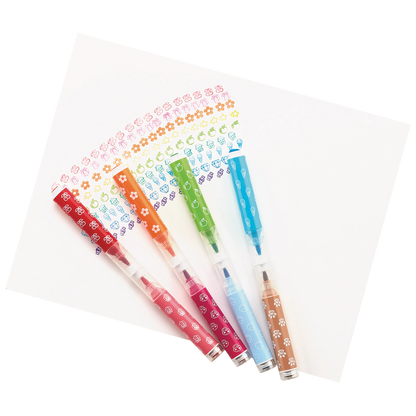 Stampables Double-Ended Stamp & Brush Markers – Set of 18