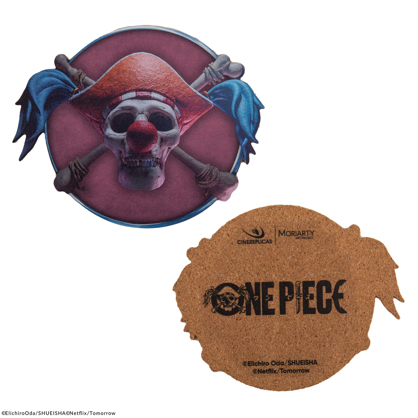 Set of 4 One Piece Characters Coasters Series 1