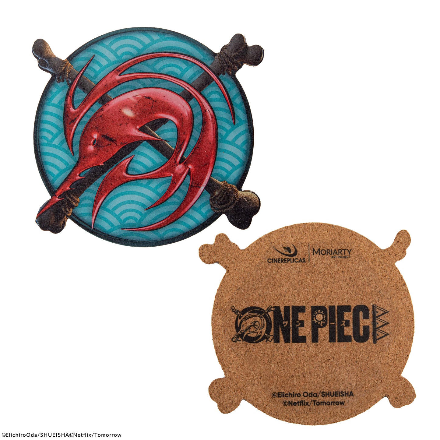 Set of 4 One Piece Characters Coasters Series 1