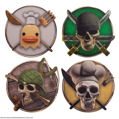 Set of 4 One Piece Characters Coasters Series 2