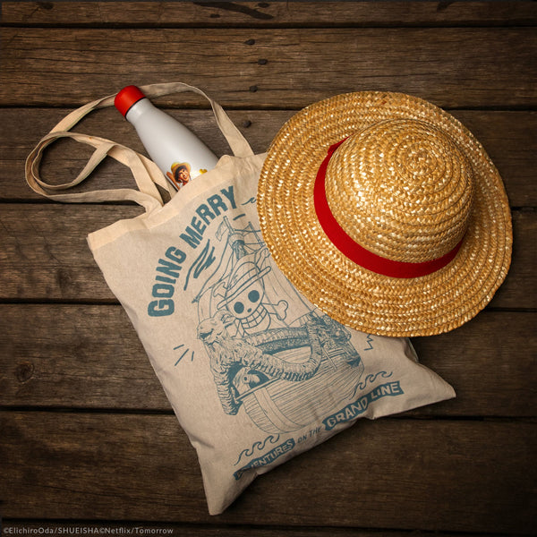 Tote Bag en Coton Équipage du Chapeau de Paille
