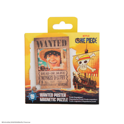 Luffy Wanted Magnetic Puzzle