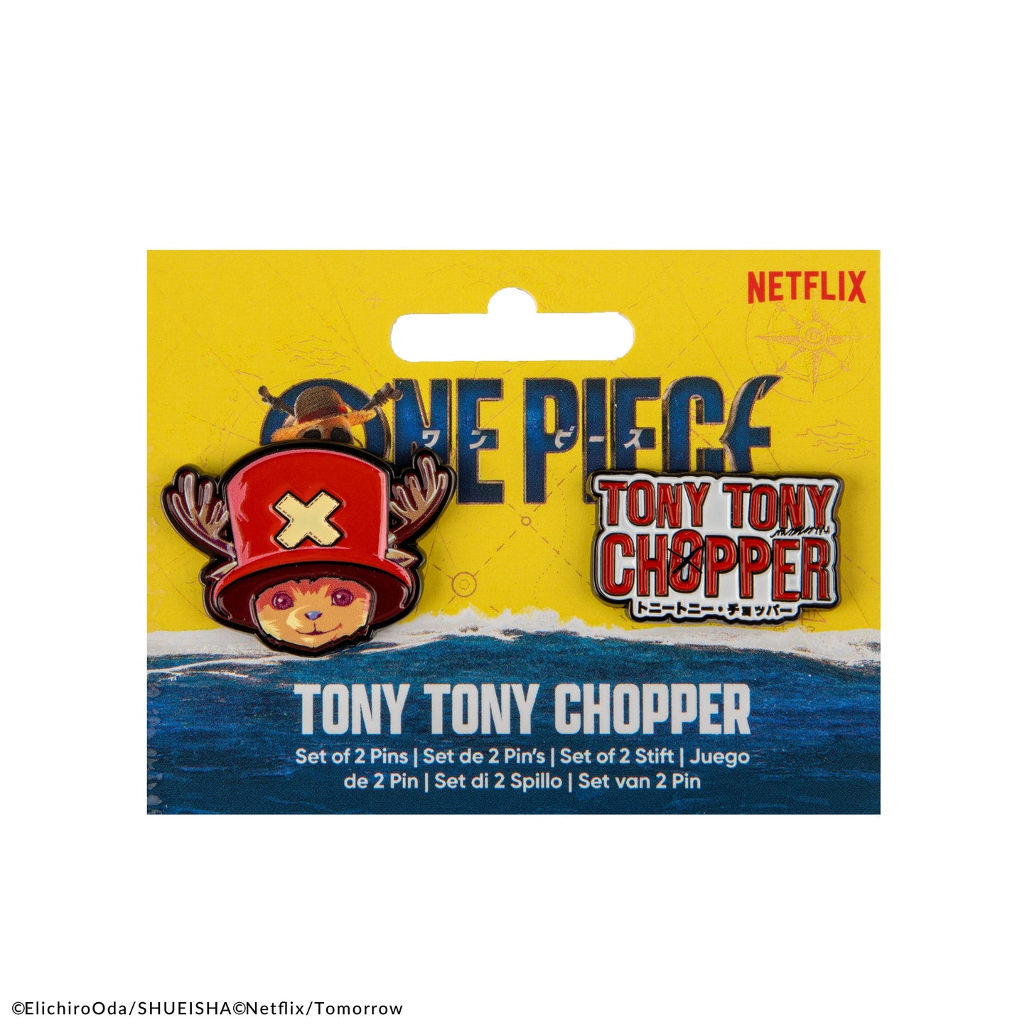 Set of 2 Tony Tony Chopper Pins
