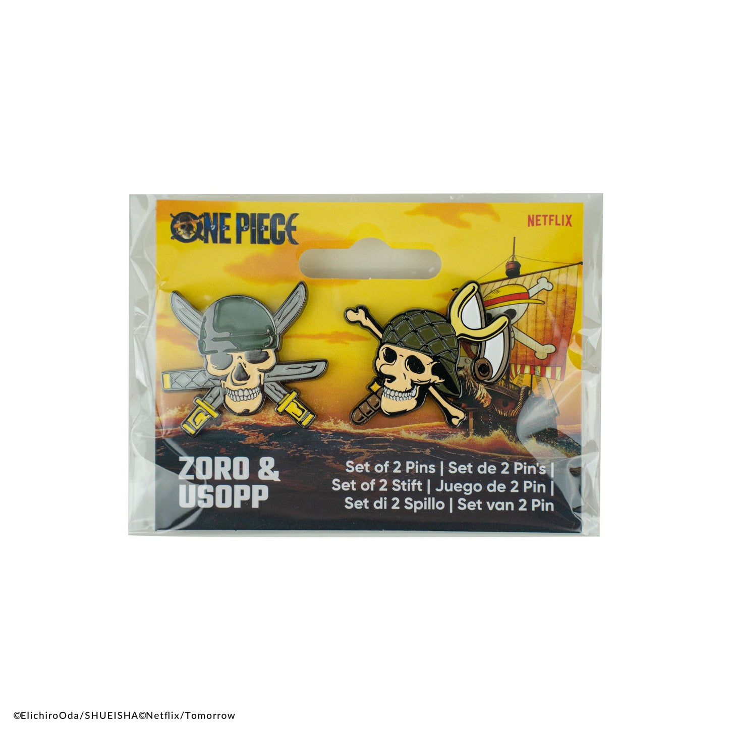 Set of 2 Pins Zoro & Usopp