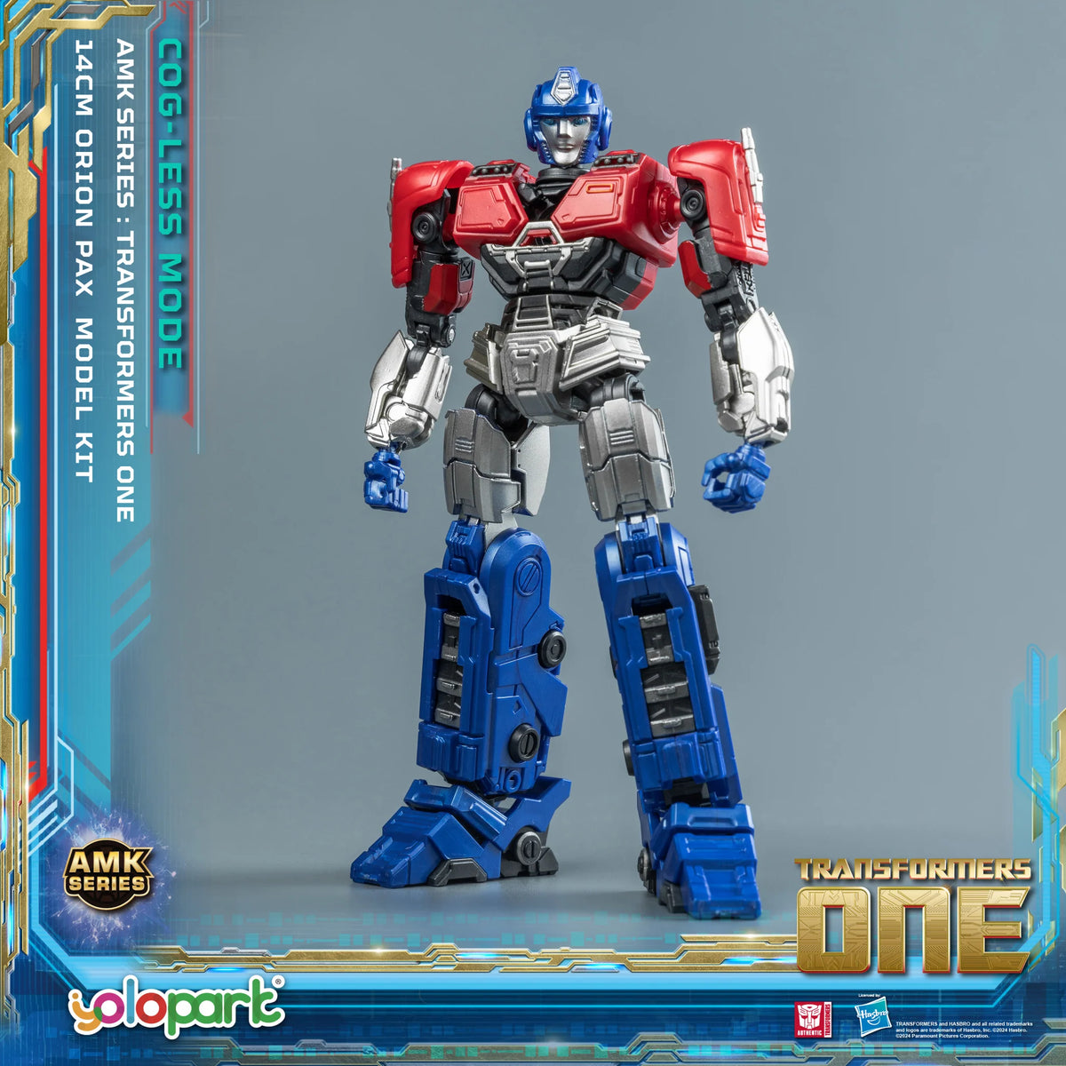 Transformers ONE: serie AMK (modalità senza ingranaggi) Kit modello Orion Pax