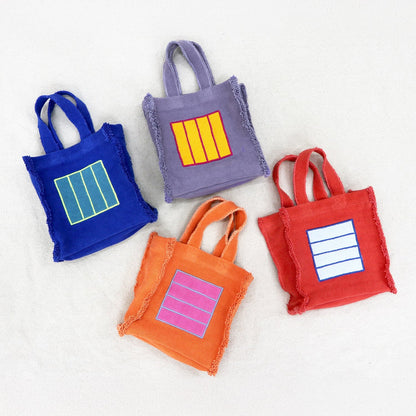 Sac à main en tissu Orange Cell