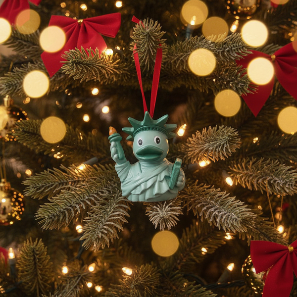 Hanging decoration: Duck Statue of Liberty