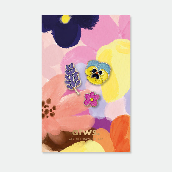 Flowers (Set of 3 pins) - Pins