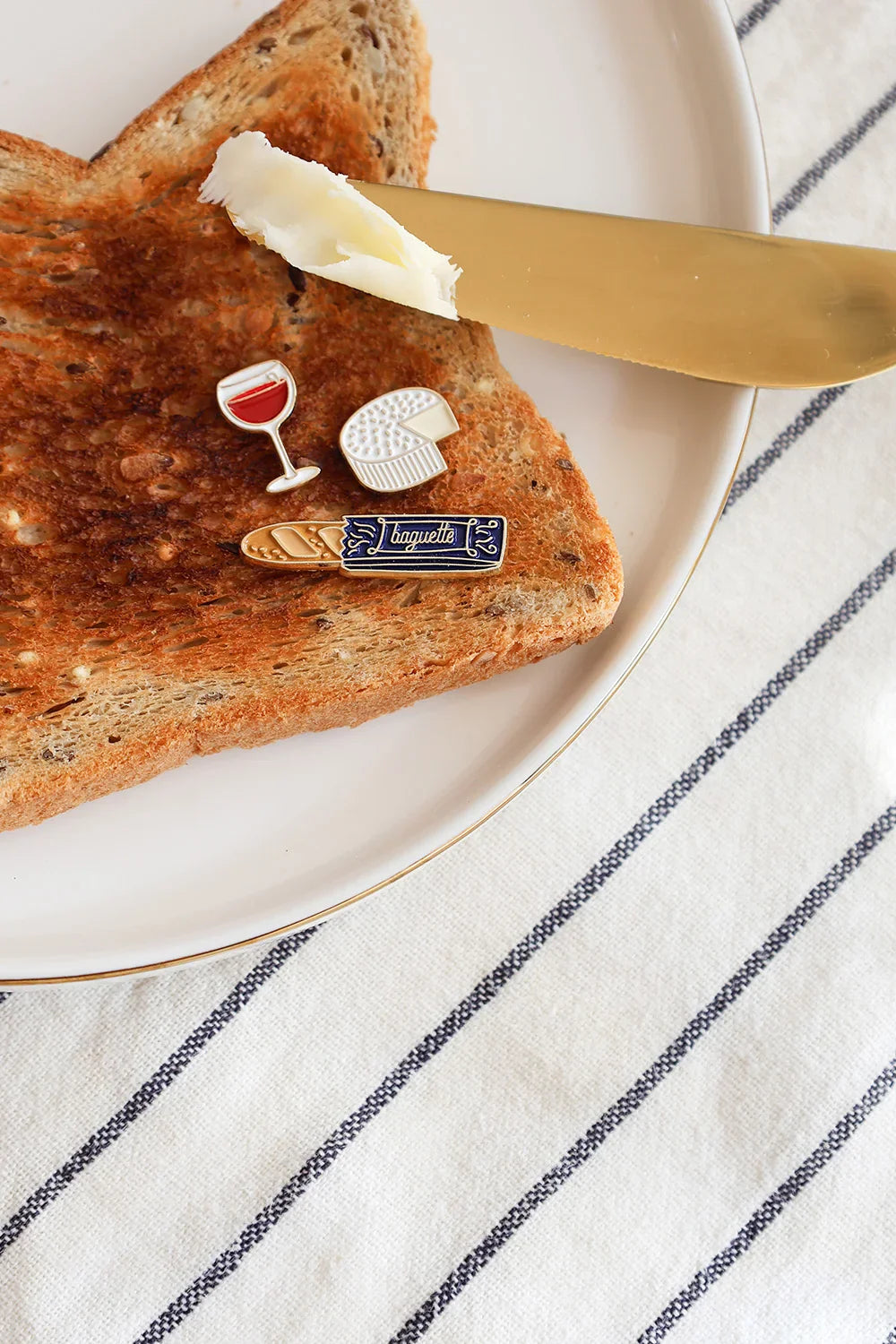 French Kit (Set of 3 Pins)
- Pins