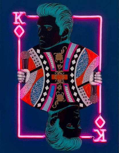 'Elvis' Wall Art - LED Neon