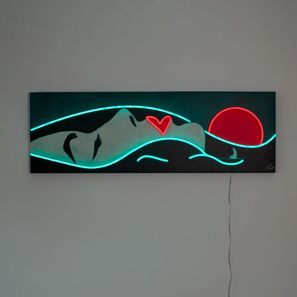 Face Landscape - Wall Painting (LED Neon)