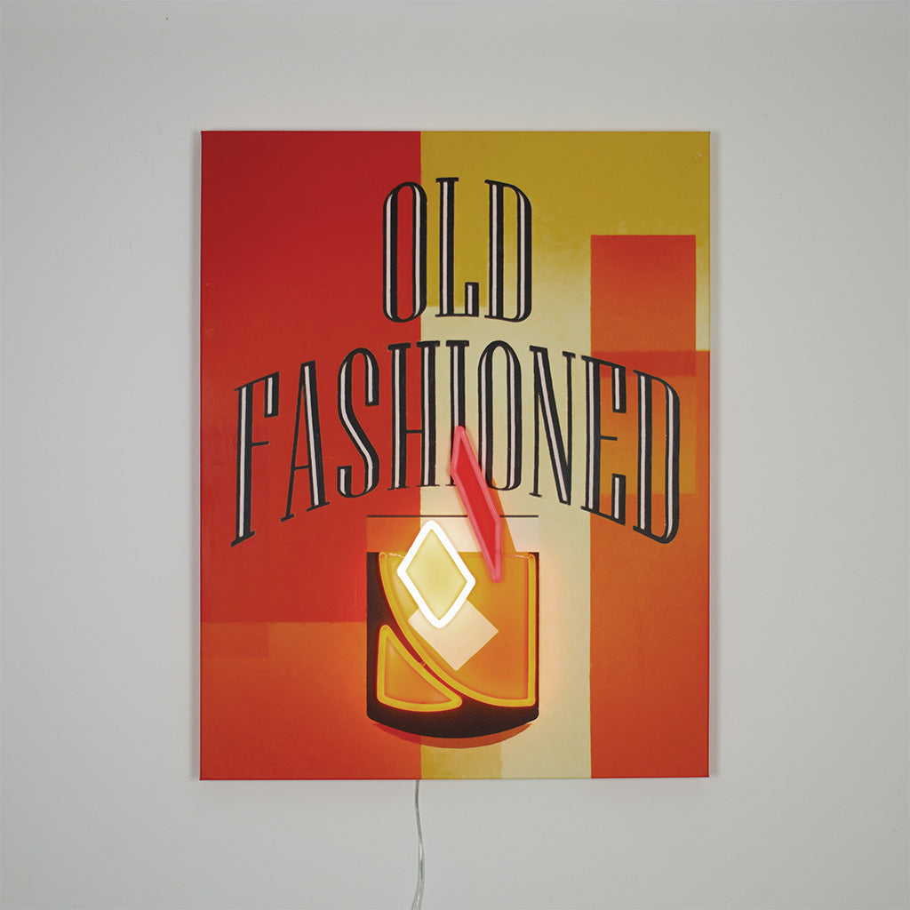 "Old Fashioned" - Wall Painting (LED Neon)