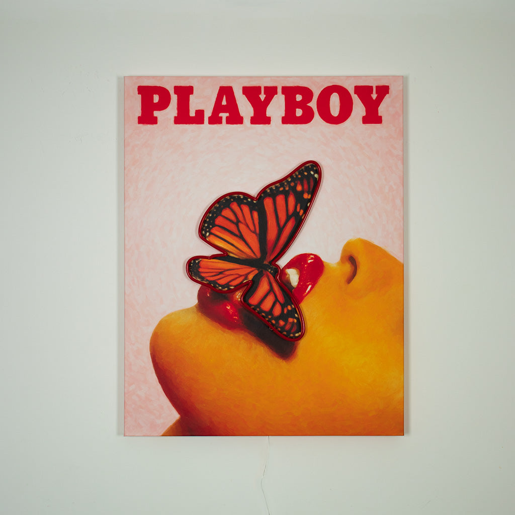 Playboy X Locomocean - Butterfly cover (LED Neon) - SMALL