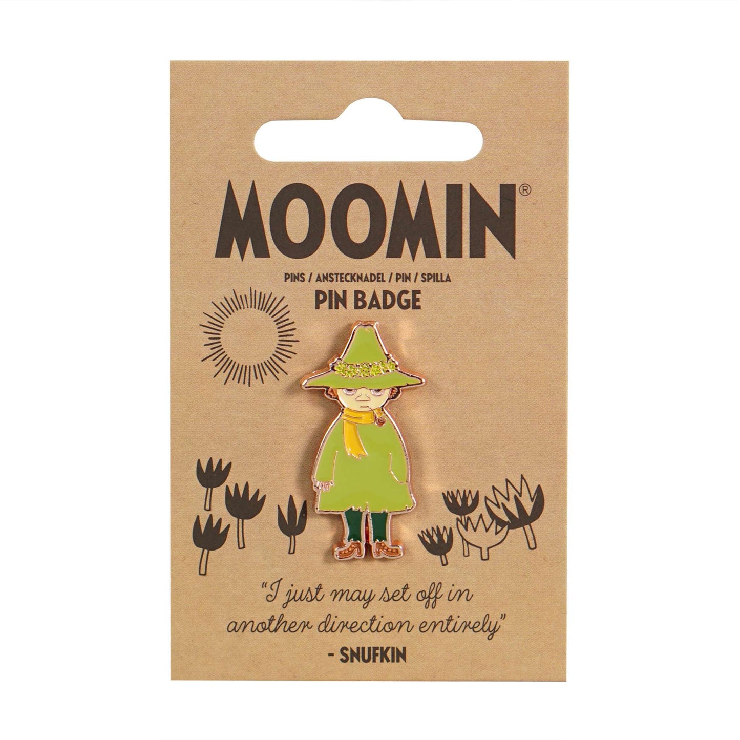 Moomin Snufkin Pin