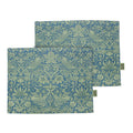 Napperons et serviettes en coton recyclé William Morris - Sage vert