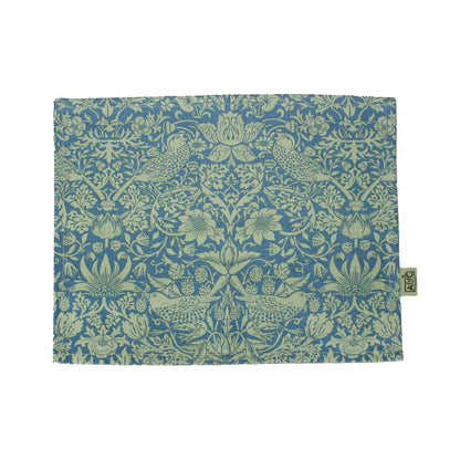 Napperons et serviettes en coton recyclé William Morris - Sage vert