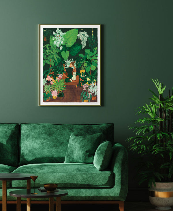 Plant Addict Lady - Affiche