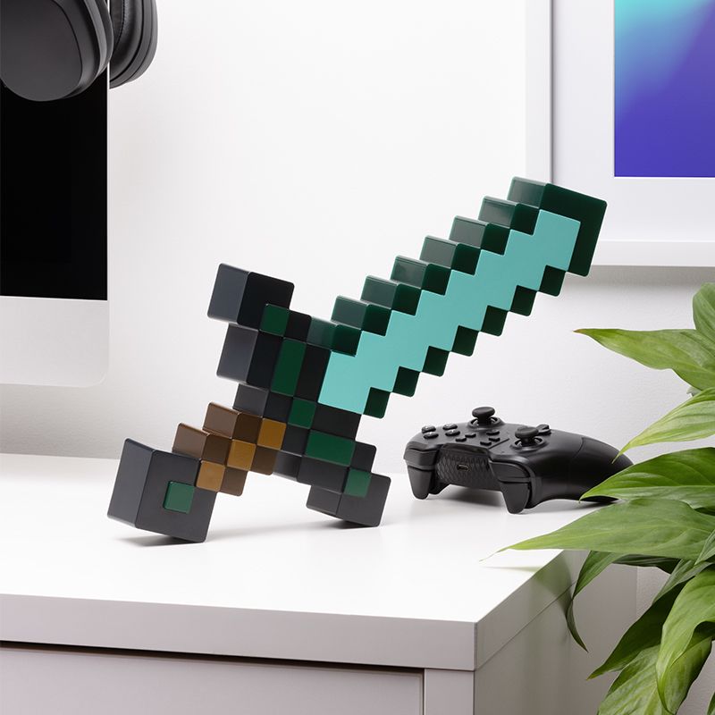 Lampe Minecraft - Epée Diamant