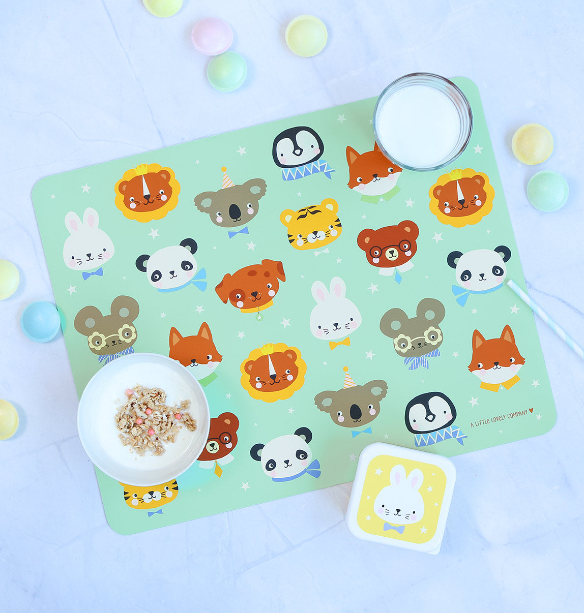 Set de table enfant - Amis des animaux