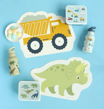 Set de table enfant - Camion-benne – vue 3 – A Little Lovely Company