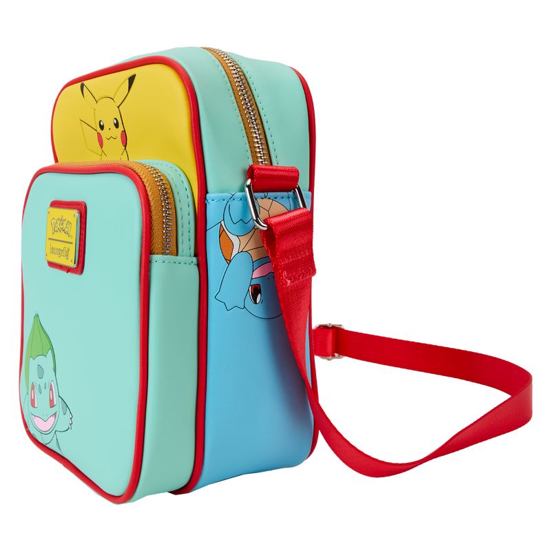 Loungefly Pokémon Color Block Starters Crossbody Bag - vue principale
