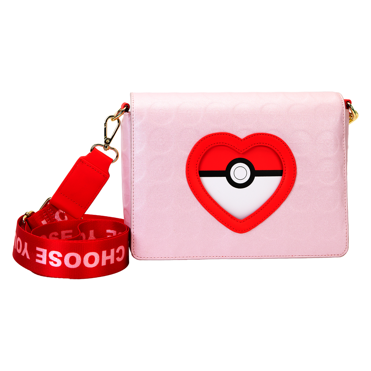 Loungefly Pokémon I Choose You Hearts Crossbody Bag - vue principale