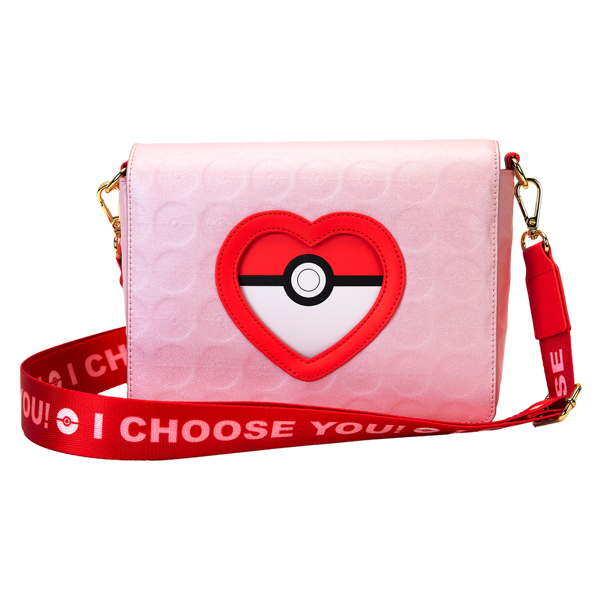 Loungefly Pokémon I Choose You Hearts Crossbody Bag - vue 2