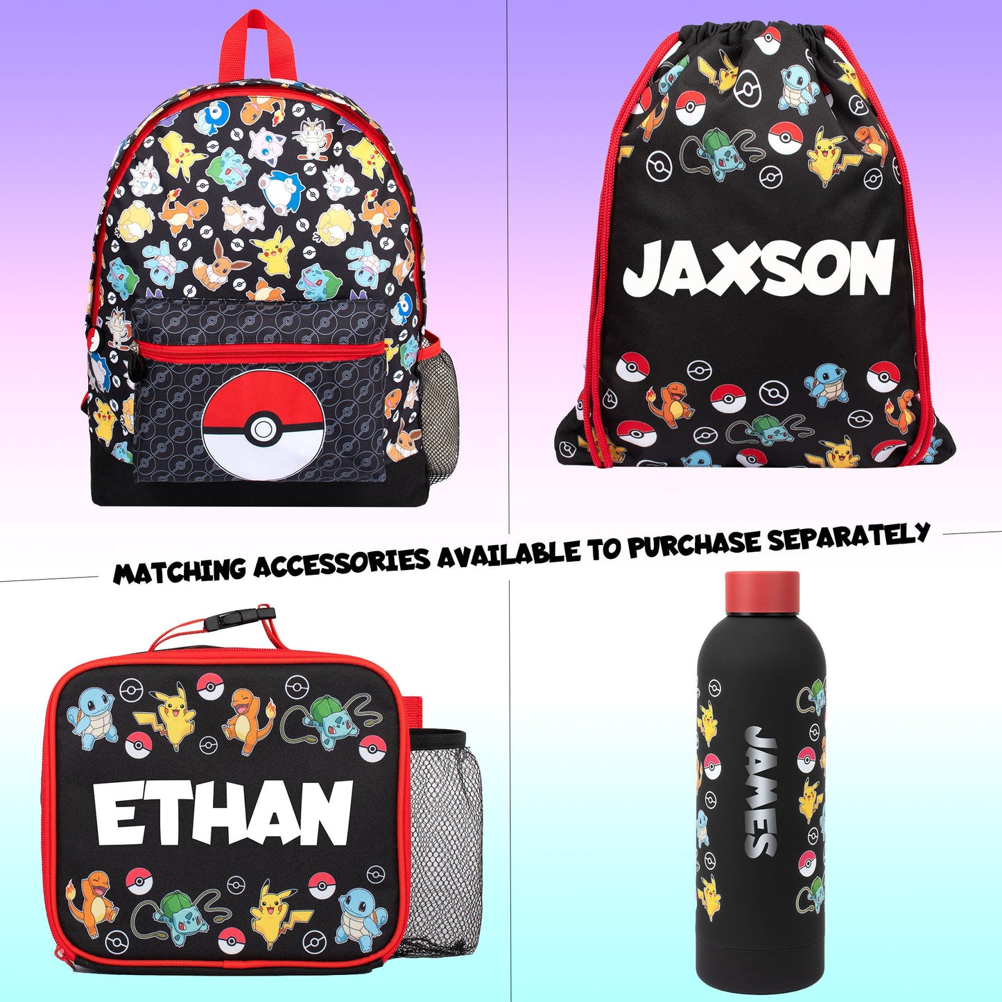 Personalized Pencil Case - Pokemon