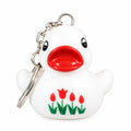 Porte-clés Canard Tulipes