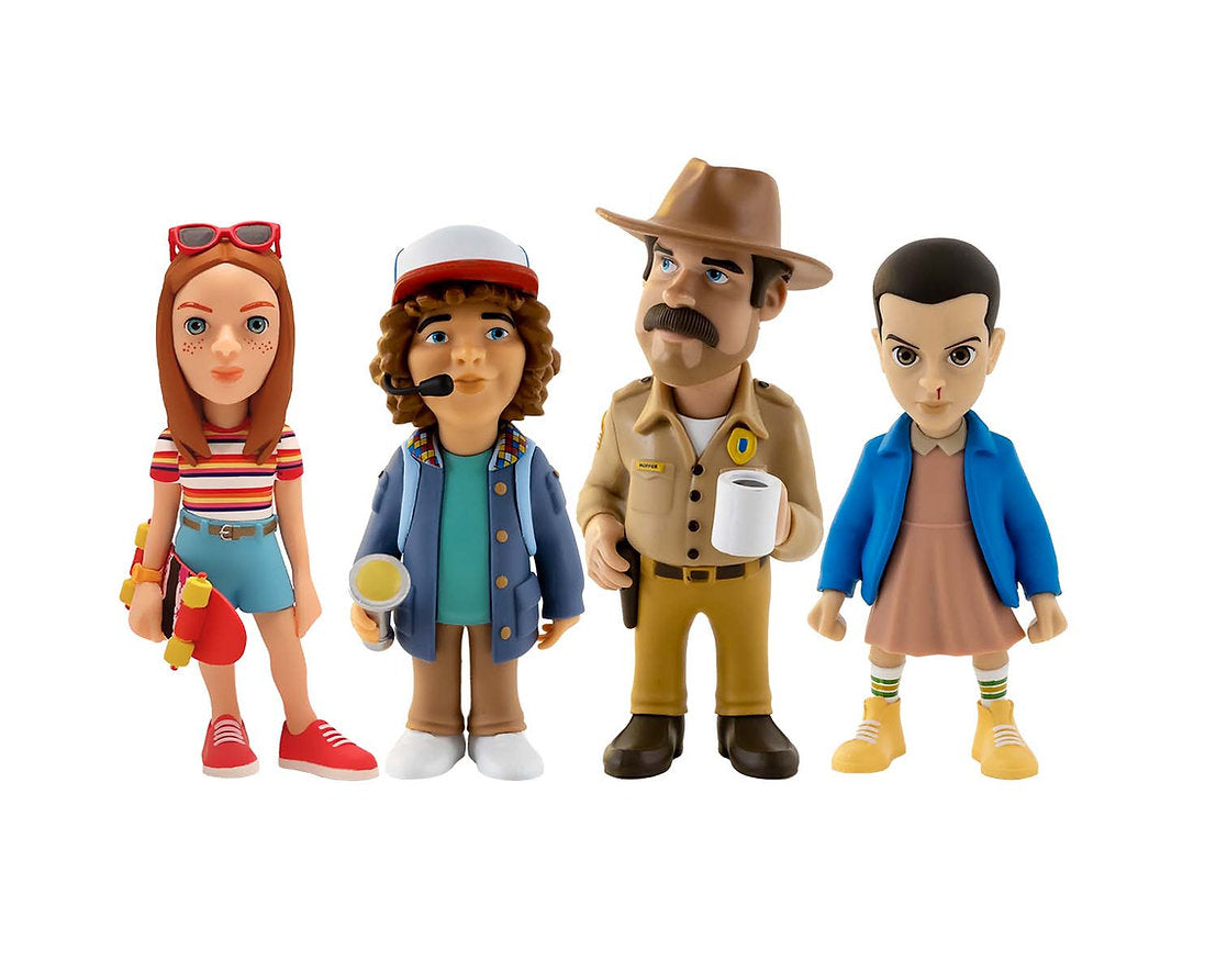 Pack 4 figurines - Stranger Things (Eleven, Dustin, Hopper, Max) 