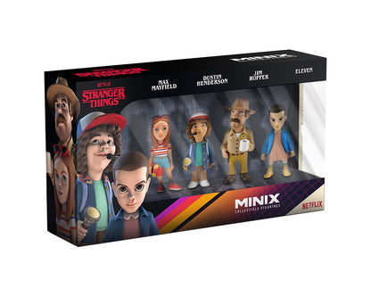 Pack 4 figurines - Stranger Things (Onze, Dustin, Hopper, Max)