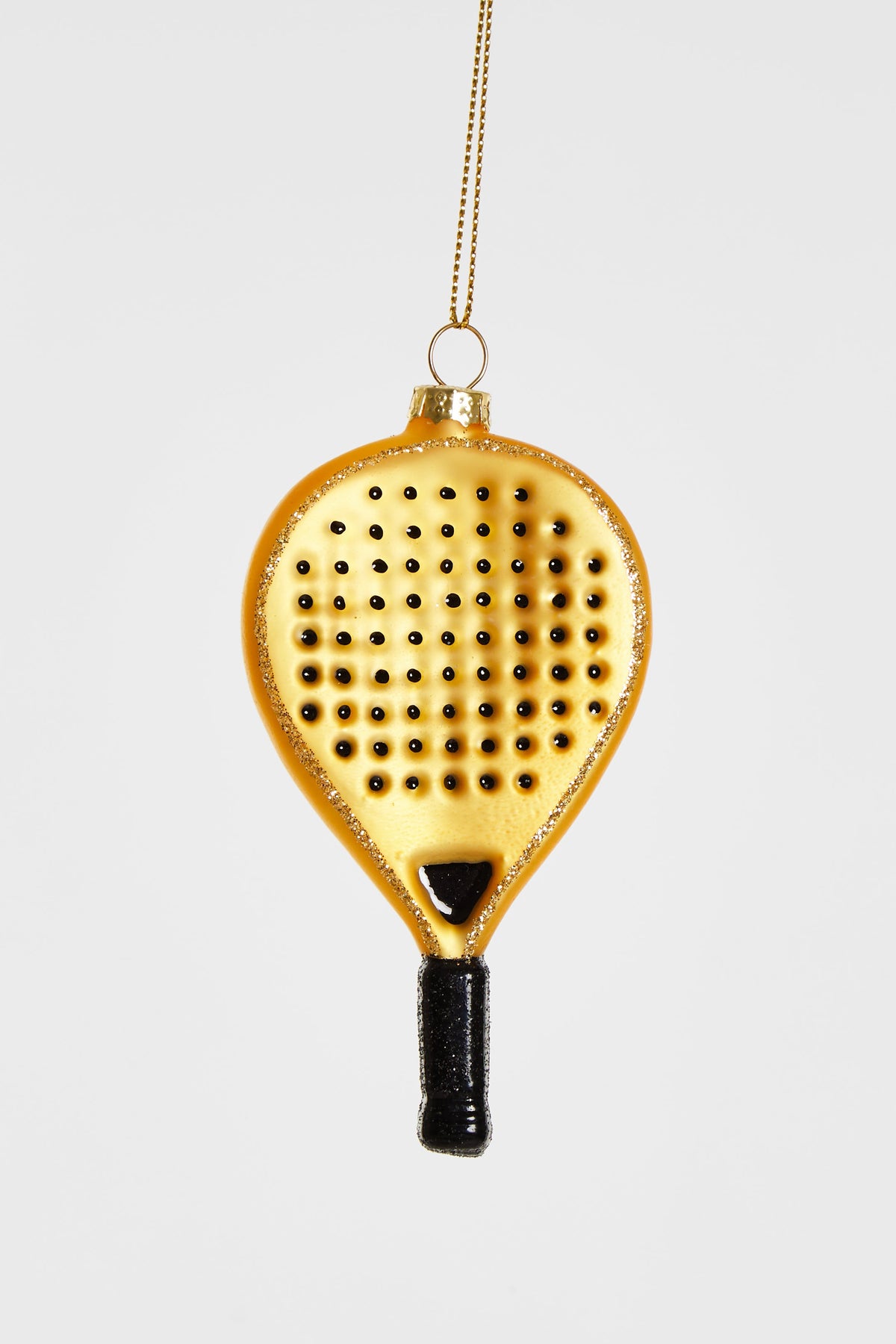 Boule de Noël Raquette de Padel Or
