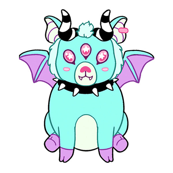 Peluche Mini Squishable – Démon Pastel