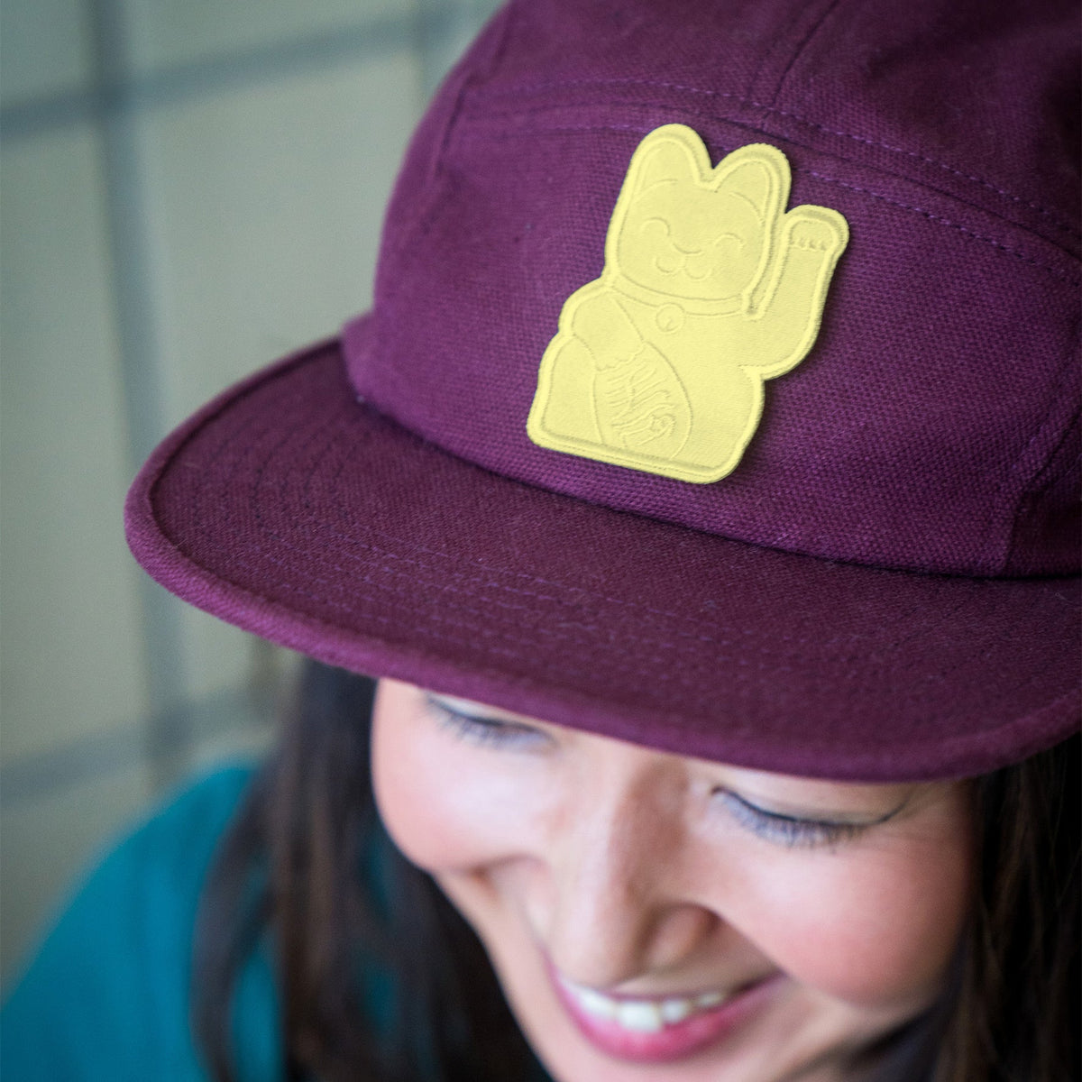 Patch Chat Chanceux Jaune