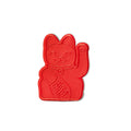 Toppa rossa del gatto fortunato