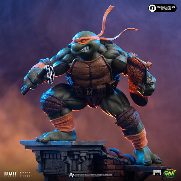 Pre-Order - Michelangelo Unleashed Statue - Teenage Mutant Ninja Turtles - Art Scale 1/10 - Iron Studios