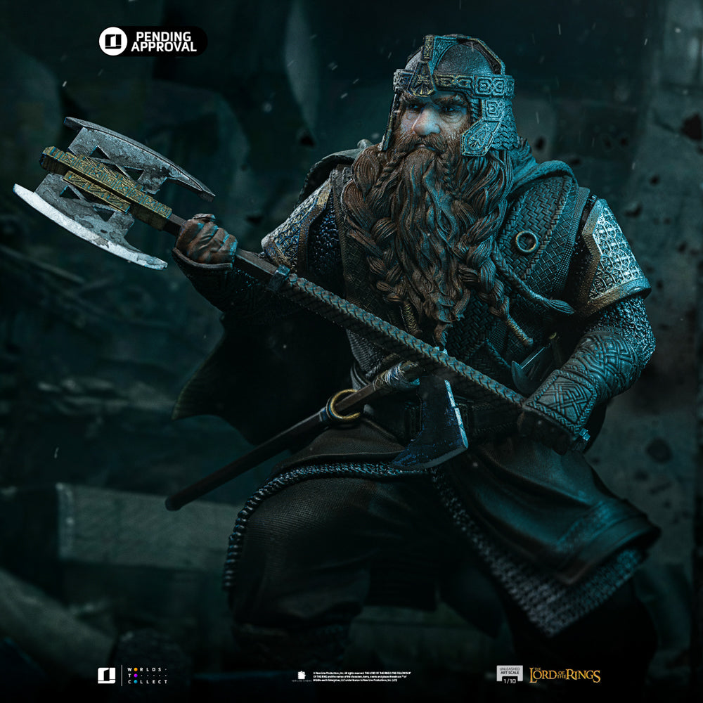 Pre-Order - Gimli Unleashed Statue - The Lord of the Rings - Art Scale 1/10 - Iron Studios