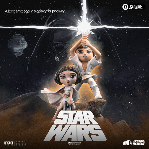 Luke and Leia Figurine - Star Wars - Mini Co.