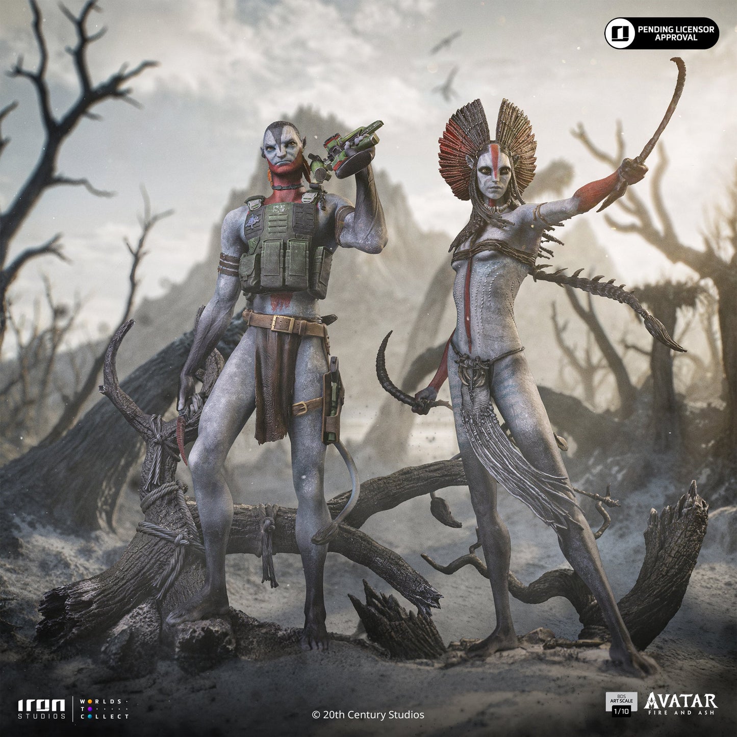 Pre-Order - Miles Quaritch Statue - Avatar 3: Fire and Ash - Art Scale 1/10 - Iron Studios