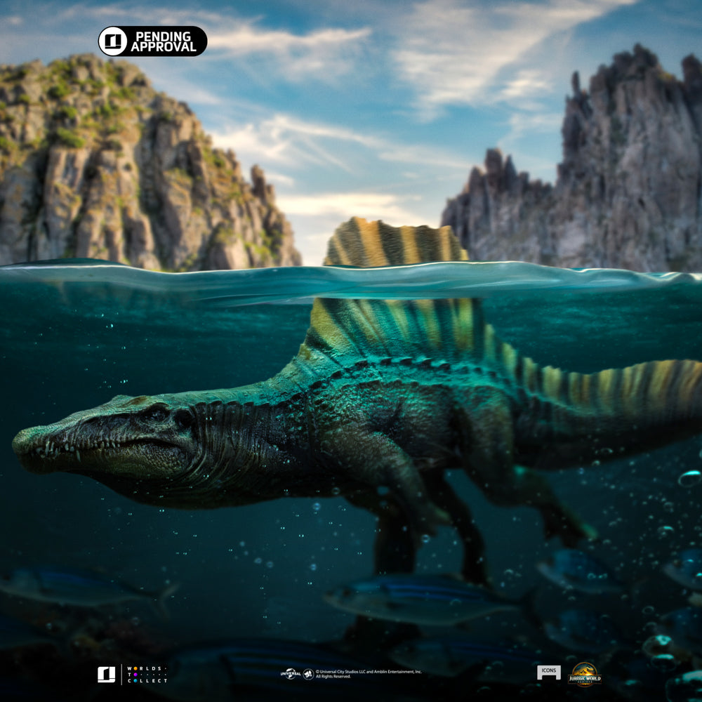 Pre-Order - Spinosaurus Statue - Jurassic World: Rebirth - Icons - Iron Studios