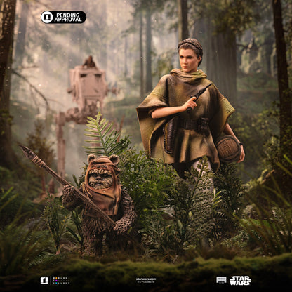 Pre-Order - Leia and Wicket Statue - Star Wars Episode VI - Art Scale 1/10 - Iron Studios