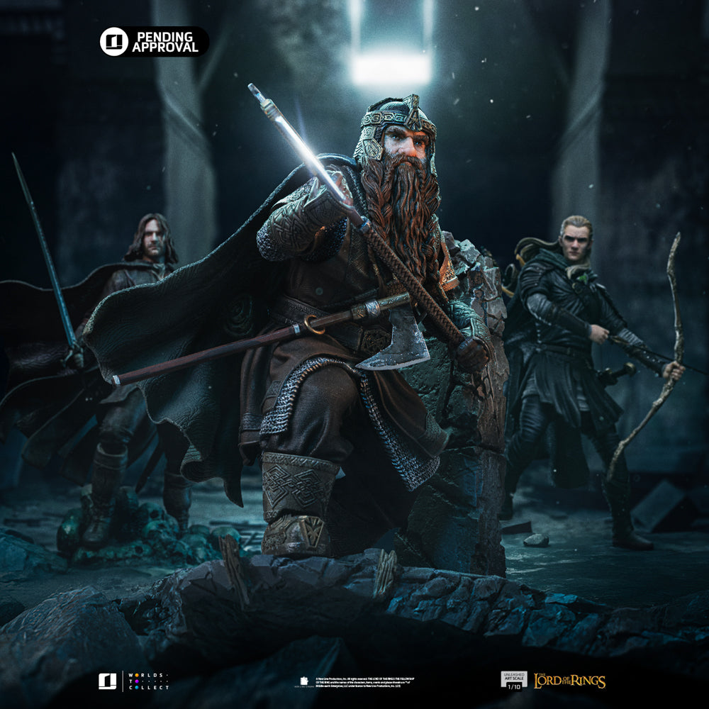 Pre-Order - Gimli Unleashed Statue - The Lord of the Rings - Art Scale 1/10 - Iron Studios