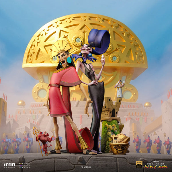 Kuzko and Yzma Statue - The Emperor's New Groove - Deluxe Art Scale 1/10 - Disney