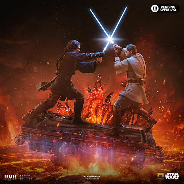 Anakin Vs Obi-Wan Statue (Revenge of the Sith 20th Years Anniversary) - Star Wars - Art Scale 1/10