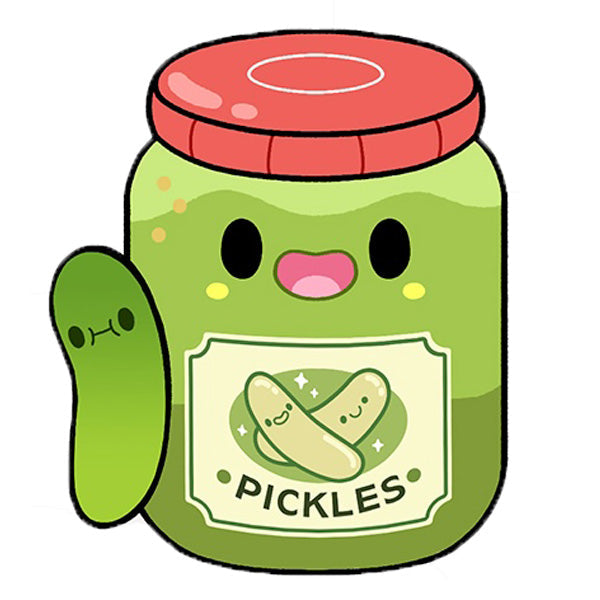 Peluche Comfort Food – Bocal de Cornichons
