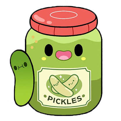 Peluche Comfort Food – Bocal de Cornichons