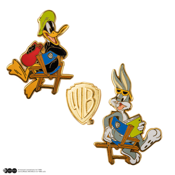 Set de 3 Pin's Bugs Bunny & Daffy Duck aux Studios WB