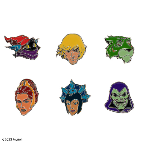 Set de 6 Pins Maîtres de l'Univers